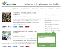 Tablet Screenshot of chronicpainblog.com